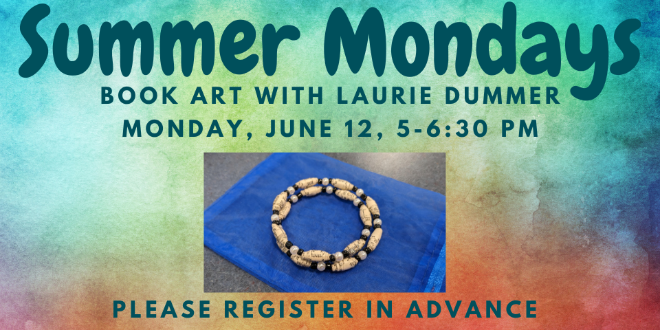 Summer Mondays Book Art slide