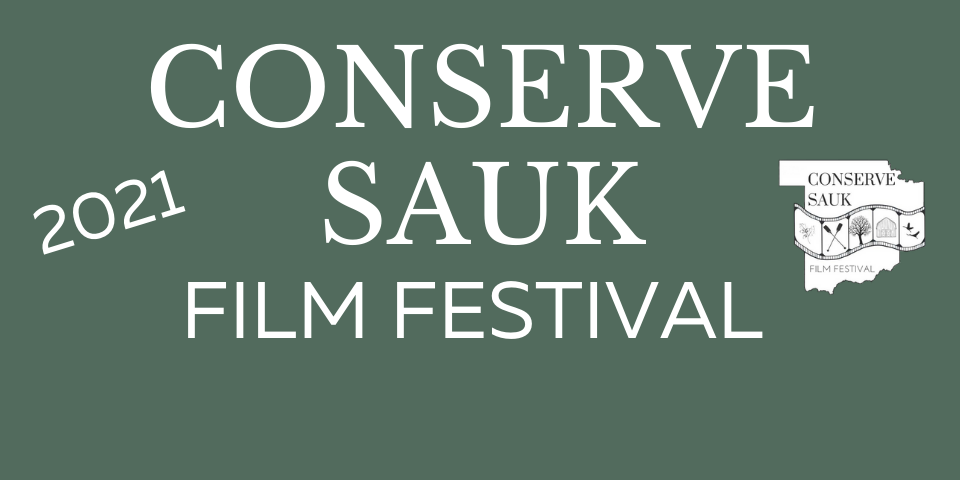 slide advertising the 2021 Conserve Sauk Film Fest on 11-6-21