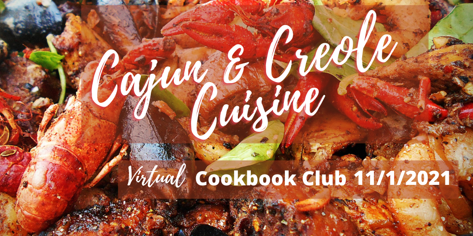 slide advertising Virtual Cookbook Club meeting 11-1-21