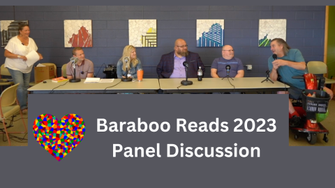 image of panel discussion participants for Baraboo Reads 2023