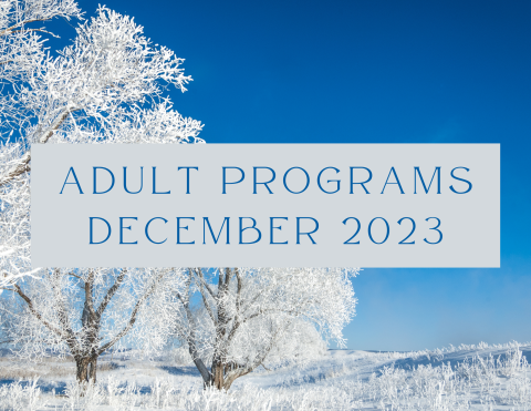 December 2023 Adult Program Brochure